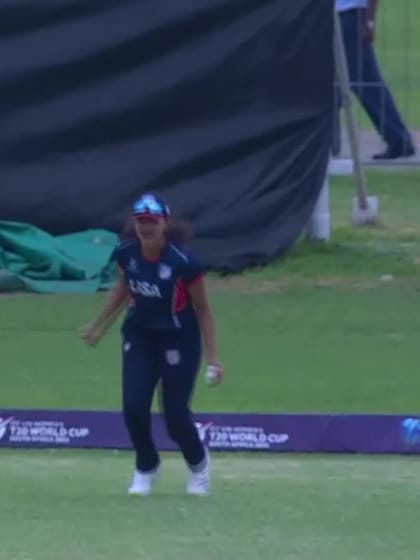 Wicket-Shorna-Akter-Bangladesh-U19s-Women v USA-U19s-Women ICC U19W T20WC 2023