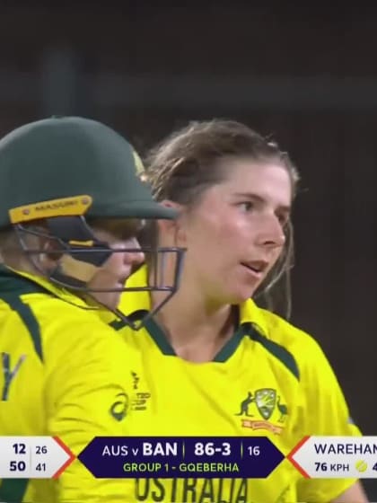 Wicket-Shorna-Akter-Australia-Women v Bangladesh ICC T20WC 2023