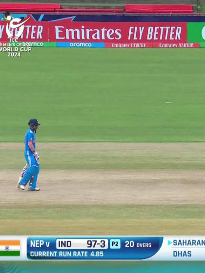 Sachin Dhas with a Four vs. Nepal