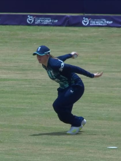Wicket-Henriette-Ishimwe-England-U19s-Women v Rwanda-U19s-Women ICC U19W T20WC 2023