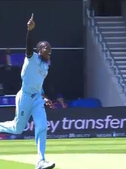 CWC19: ENG v SL - Archer finds the outside edge  