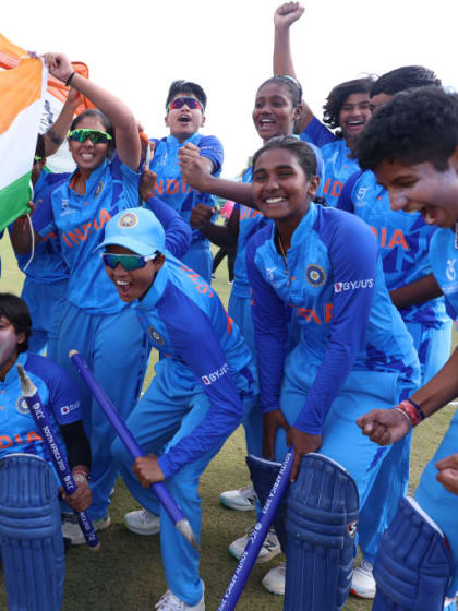 India beat England to win inaugural ICC U19 Women’s T20 World Cup