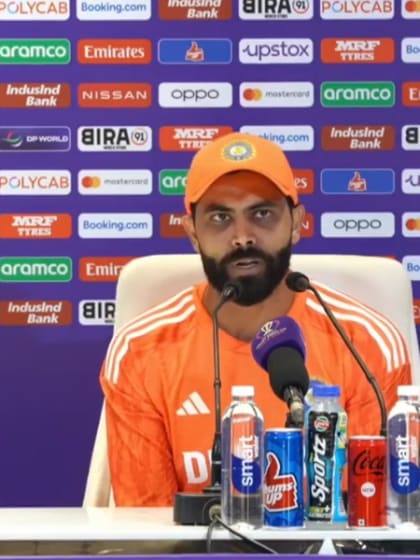 5 November - Kolkata - India player Ravindra Jadeja post-match press conference