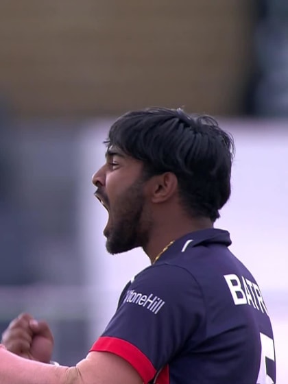 Aaryan Batra with a Caught Out vs. Afghanistan