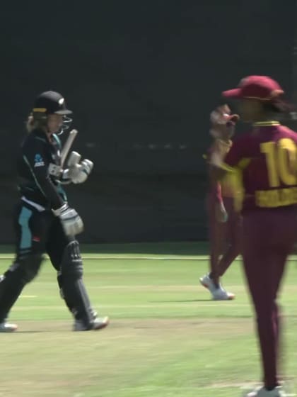 Wicket-Brooke-Halliday-New-Zealand-Women v West-Indies-Women ICC T20WC 2023