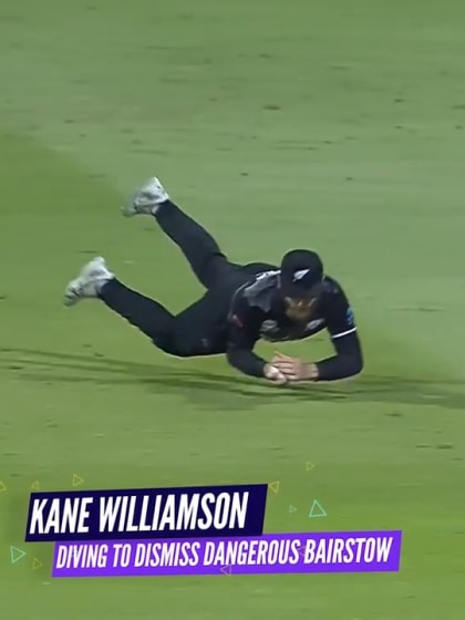Nissan POTD: Kane Williamson's sensational diving catch