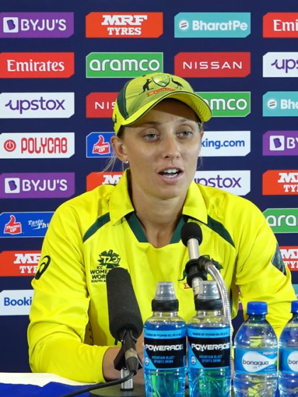 23 February - Cape Town - Australia player Ashleigh Gardner post-match press conference