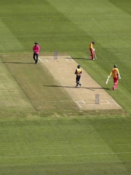 Wicket - Craig Ervine - Sri Lanka v Zimbabwe ICC T20WC 2022