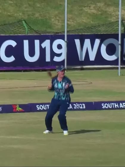 Wicket-Amy-Smith-England-U19s-Women v Australia-U19s-Women ICC U19W T20WC 2023