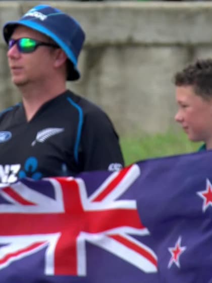 Tony Ura - Wicket - New Zealand vs Papua New Guinea