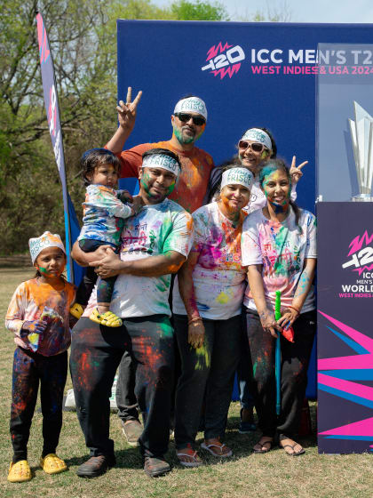 Holi festivities blend with T20 World Cup 2024 Trophy Tour in Texas