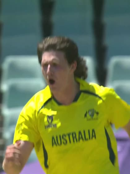 Saad Baig with a Batting vs. Australia