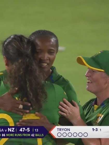 Wicket-Hayley-Jensen-South-Africa-Women v New-Zealand-Women ICC T20WC 2023