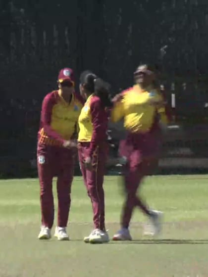 Wicket-Anushka-Sanjeewani-West-Indies-Women v Sri-Lanka-Women ICC T20WC 2023