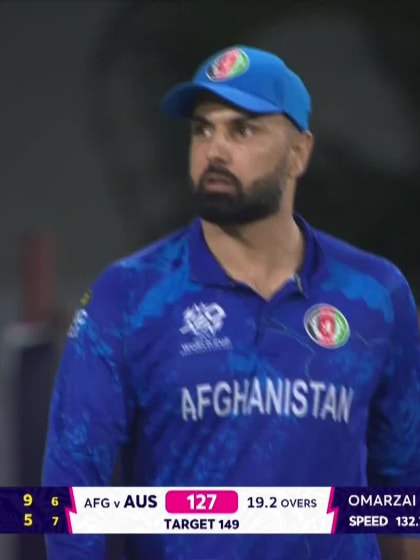 Adam Zampa - Wicket - Afghanistan vs Australia