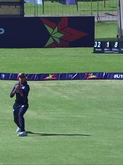 Wicket - Sumudu-Nisansala - Sri-Lanka-U19s-Women v USA-U19s-Women ICC U19W T20WC 2023