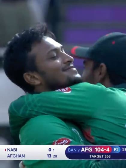 CWC19: BAN v AFG - Shakib becomes first Bangladeshi to take World Cup five-wicket haul  