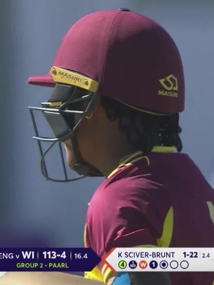 Wicket-Chinelle-Henry-West-Indies-Women v England-Women ICC T20WC 2023