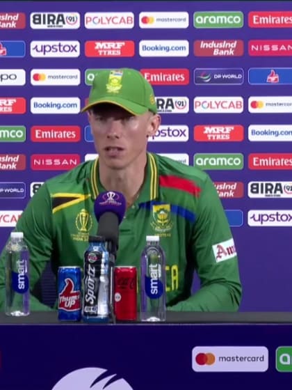 Rassie van der Dussen (South Africa player) post-match Press Conference - 10th November 2023