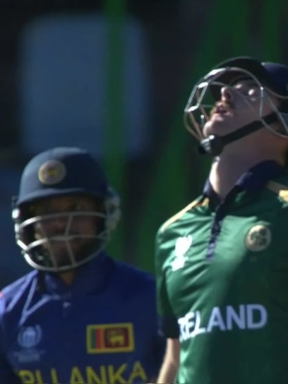 Mark Adair - Wicket - Sri Lanka vs Ireland