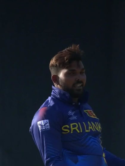 Aayan Khan - Wicket - Sri Lanka vs UAE