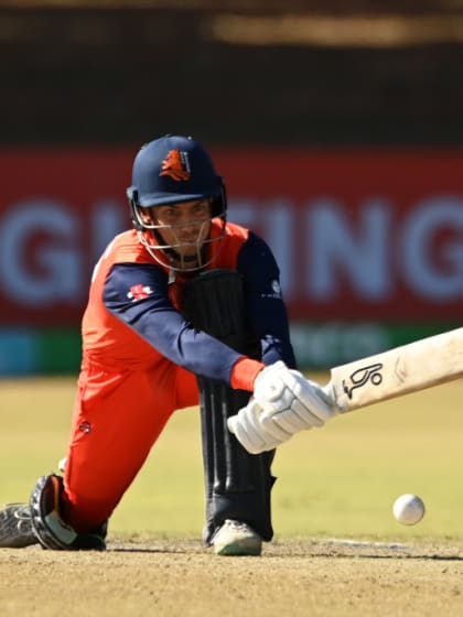 Scott Edwards undefeated fifty proves in vain against Sri Lanka | CWC23 Qualifier