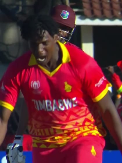 Nicholas Pooran - Wicket - Zimbabwe vs West Indies