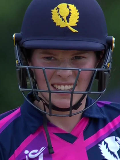 P Kelly with a Batting vs India Women Under-19