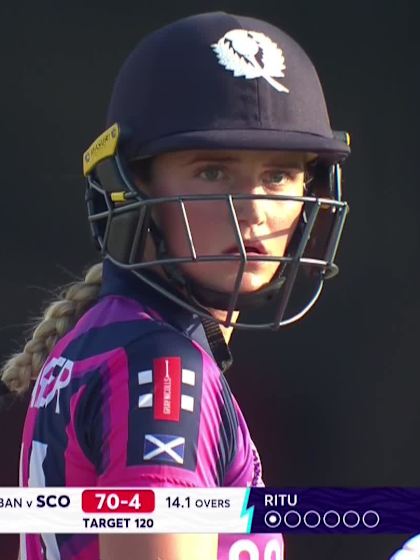 Darcey Carter - Wicket - Bangladesh vs Scotland