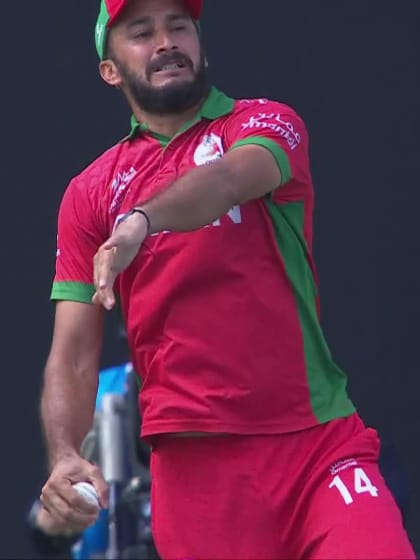 Michael Jones - Wicket - Oman vs Scotland