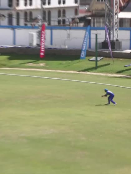 Pratik Athavale - Wicket - Afghanistan vs Oman