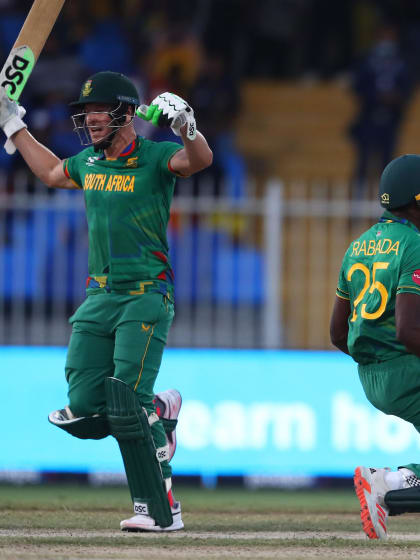 Last-over fireworks light up Sharjah as South Africa chase 143