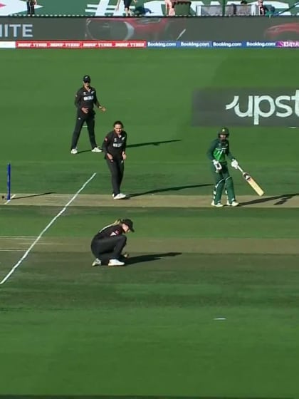 WICKET: Sana is caught for a duck
