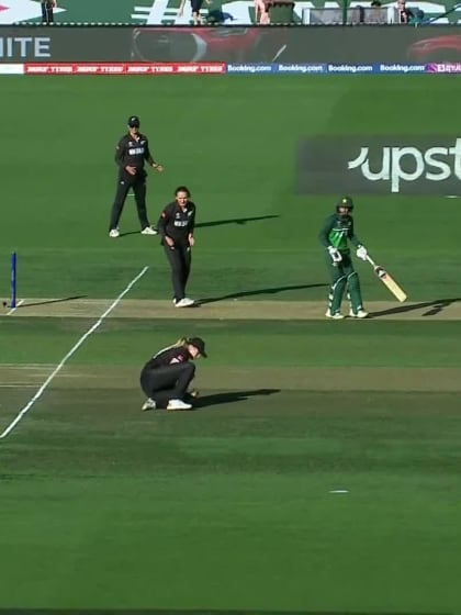 WICKET: Sana is caught for a duck