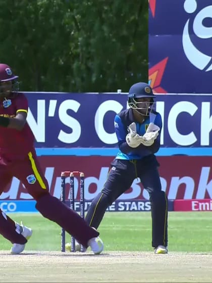 Stephan Pascal with a Four vs. Sri Lanka