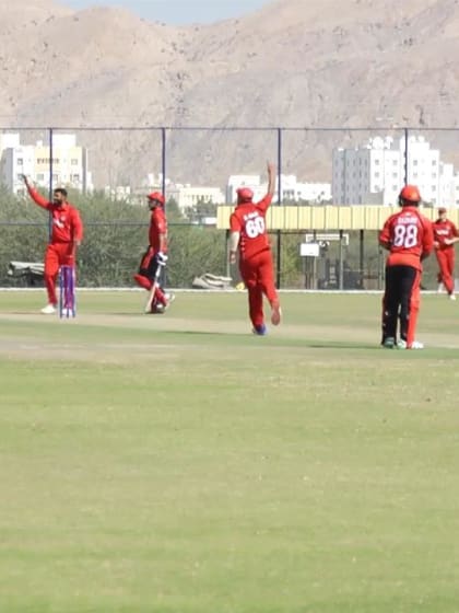 WCL Div 3 – AE Paraam of Singapore is run-out by a direct hit
