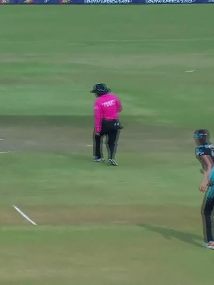 Wicket-Areesha-Noor-Bhatti-New-Zealand-U19s-Women v Pakistan-U19s-Women ICC U19W T20WC 2023