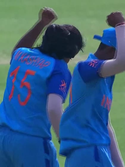 Wicket-Katherine-Fraser-India-U19s-Women v Scotland-U19s-Women ICC U19W T20WC 2023