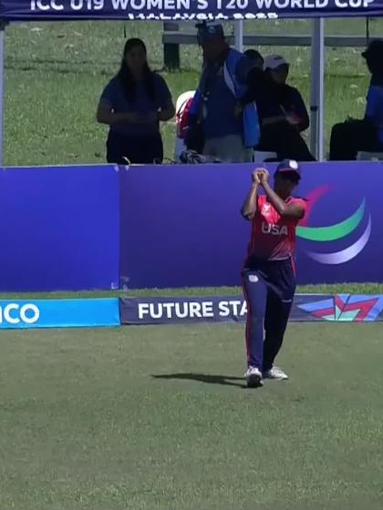 L Kotkamp with a Batting vs USA Women Under-19