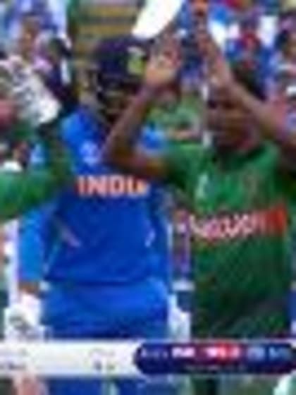 CWC19: BAN v IND - Rubel Hossain gets Rahul caught behind