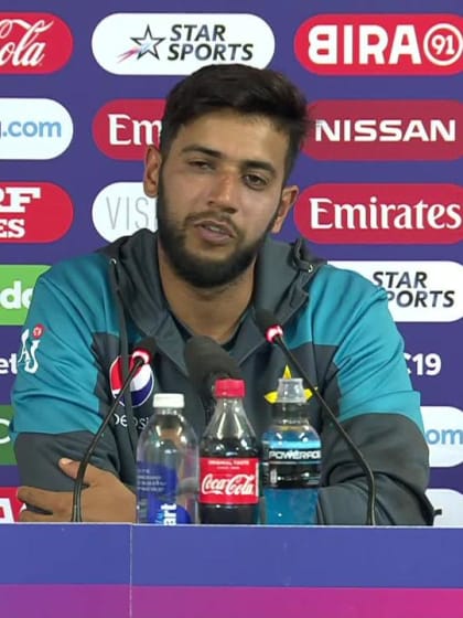 CWC19: PAK v AFG - Imad Wasim press conference