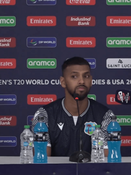 Nicholas Pooran (West Indies player) post-match Press Conference - 17th June 2024