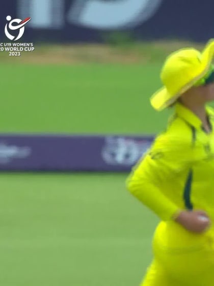 Wicket-Sumudu-Nisansala-Australia-U19s-Women v Sri-Lanka-U19s-Women ICC U19W T20WC 2023