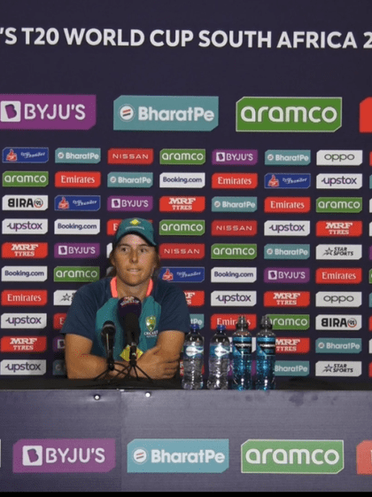 14 February - Gqeberha - Australia player Georgia Wareham post-match press conference