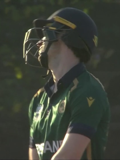 George Dockrell - Wicket - Ireland vs Nepal