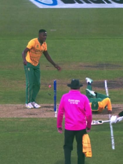 Wicket - Haris Rauf - Pakistan v South-Africa ICC T20WC 2022
