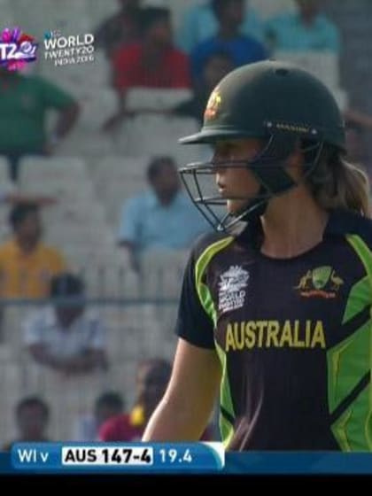 Ellyse Perry Wicket Fall AUS V WI Video ICC Womens WT20 2016