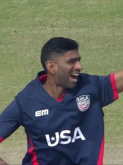 Vriitya Aravind - Wicket - USA vs UAE