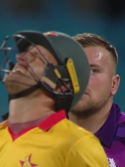 Wicket - Craig Ervine - Scotland v Zimbabwe ICC T20WC 2022