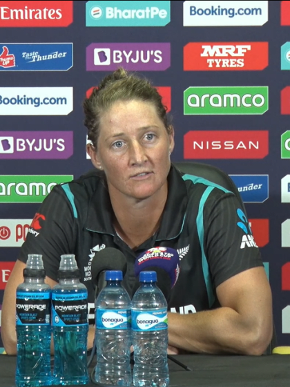 13 February - Paarl - New Zealand Captain Sophie Devine post-match press conference